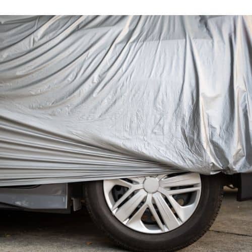 car covered while in storage