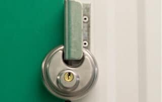 disc lock on storage unit