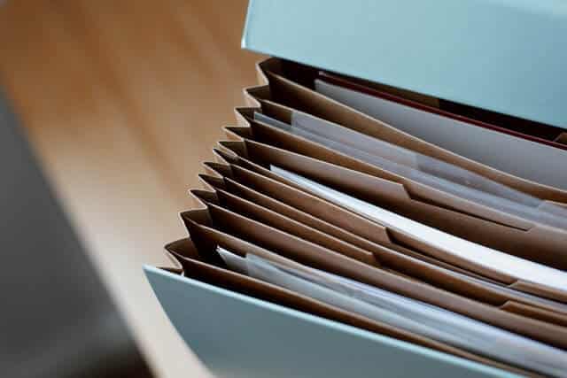 paper document storage